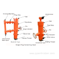 Cementing head with quick change adapter pressure manifold